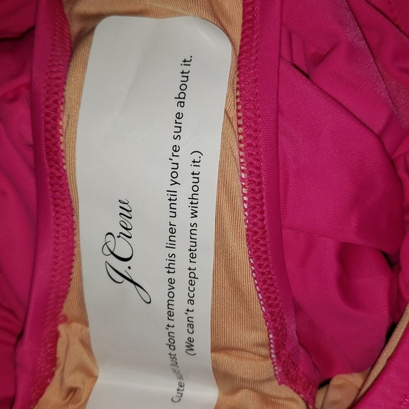 J.Crew Fuchsia Pink Cruisewear Pool Beach Party Swimwear - Picture 7 of 7